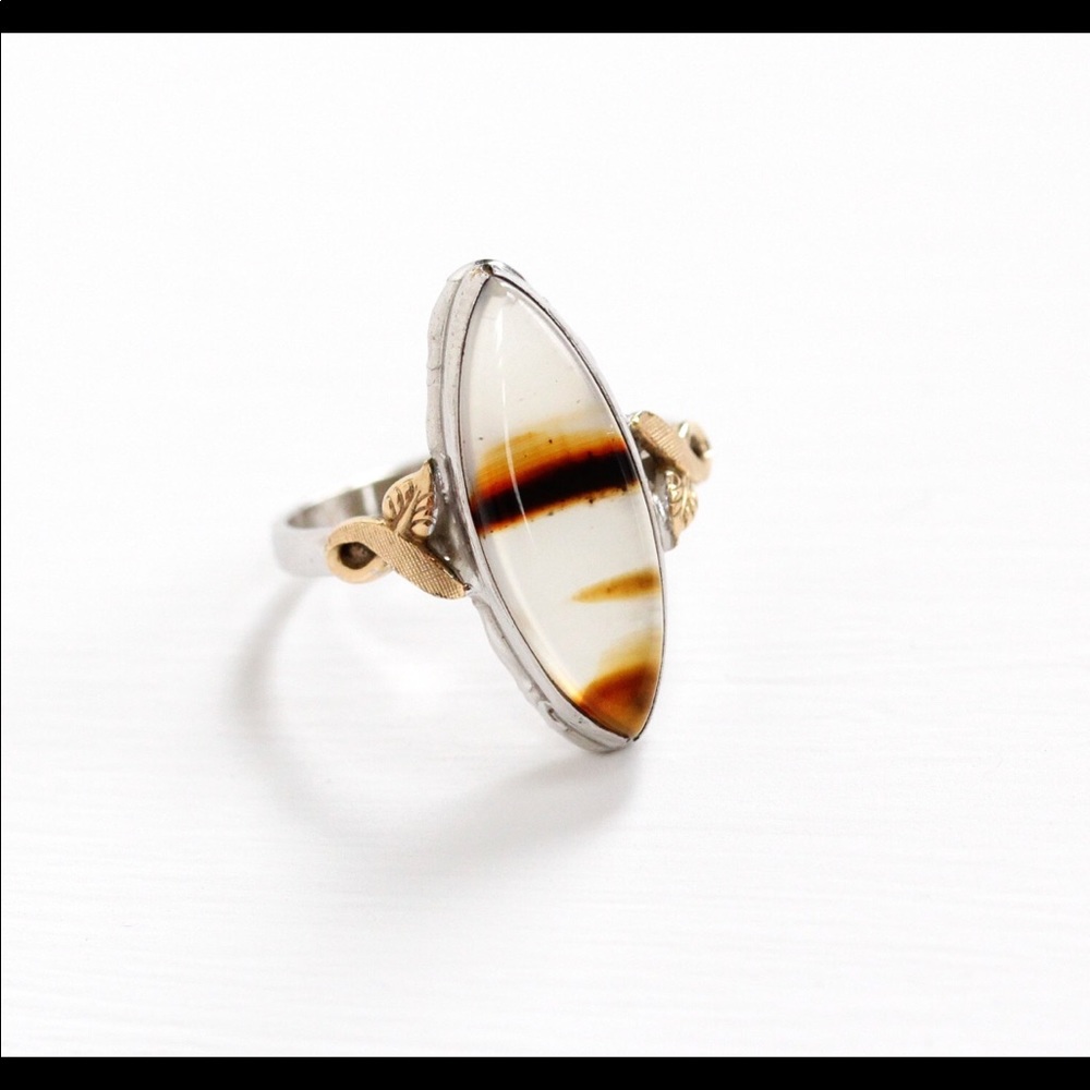 Vintage Agate Ring